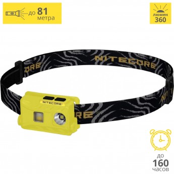 Налобный фонарь NITECORE NU25 YELLOW CREE XP-G2 S3 17272 Налобный фонарь NITECORE NU25 YELLOW CREE XP-G2 S3 17272